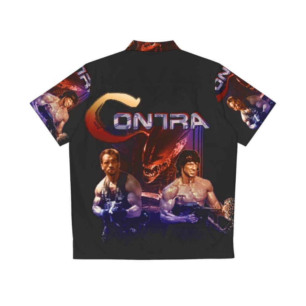 Retro Contra Inspired Hawaiian Shirt - Back