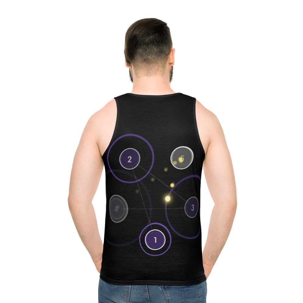 Osu esports unisex tank top with star pattern - men back