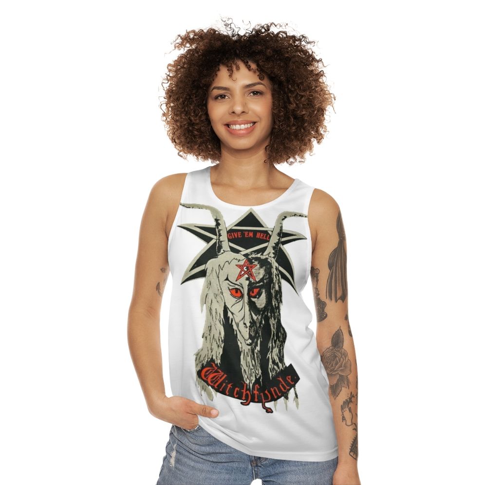 Witchfynde 'Give 'Em Hell' Heavy Metal Unisex Tank Top - women