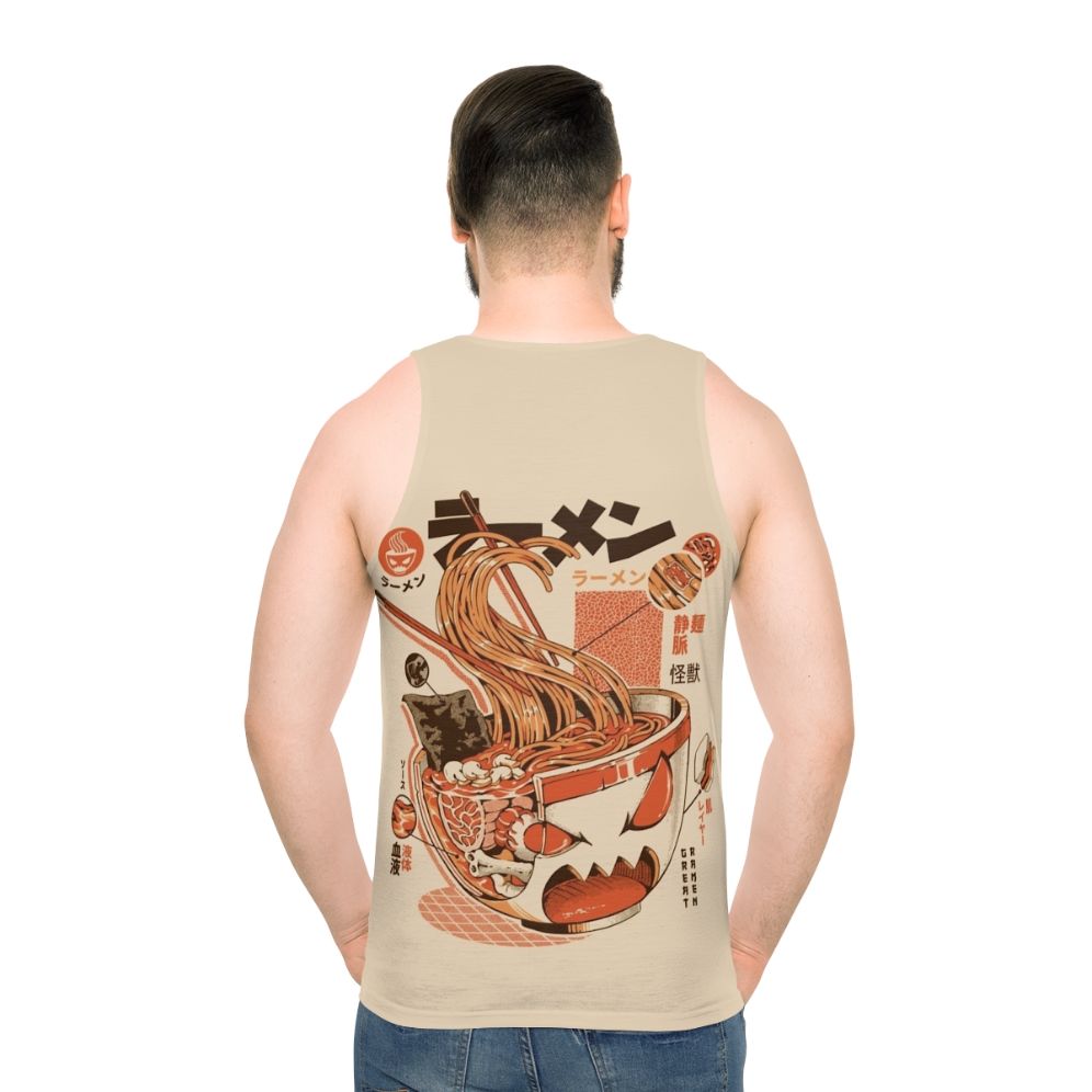 X-Ray Ramen Unisex Tank Top - men back