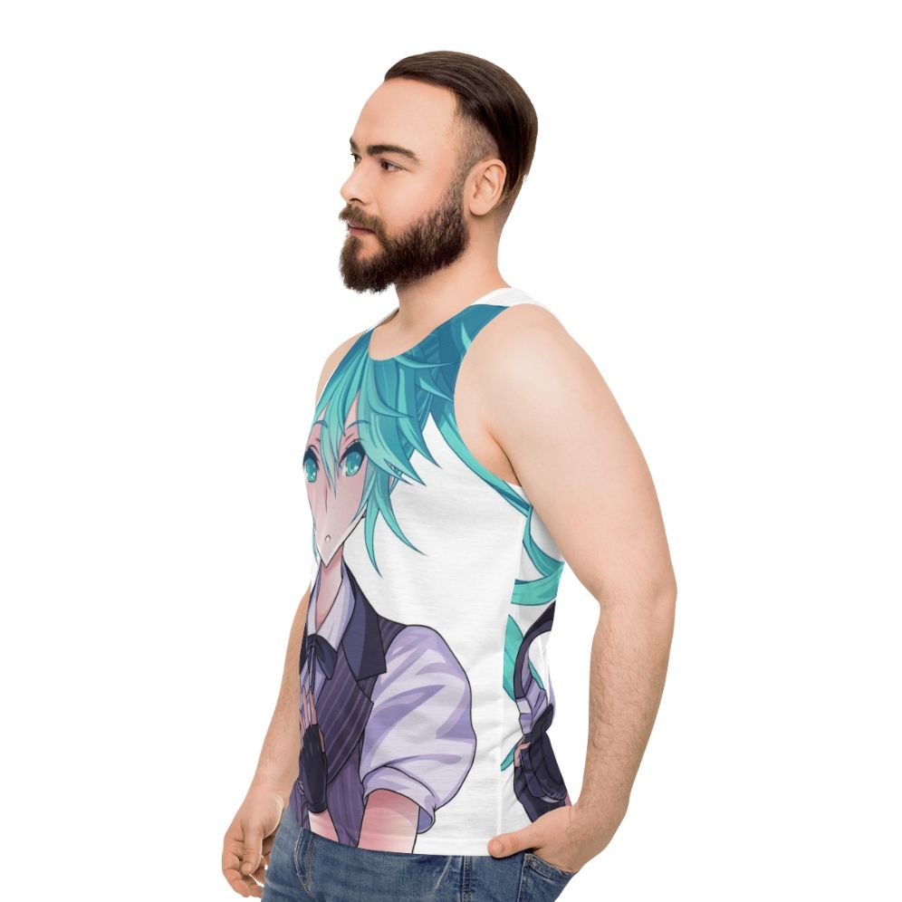 Hatsune Miku Vocaloid Unisex Tank Top - men side