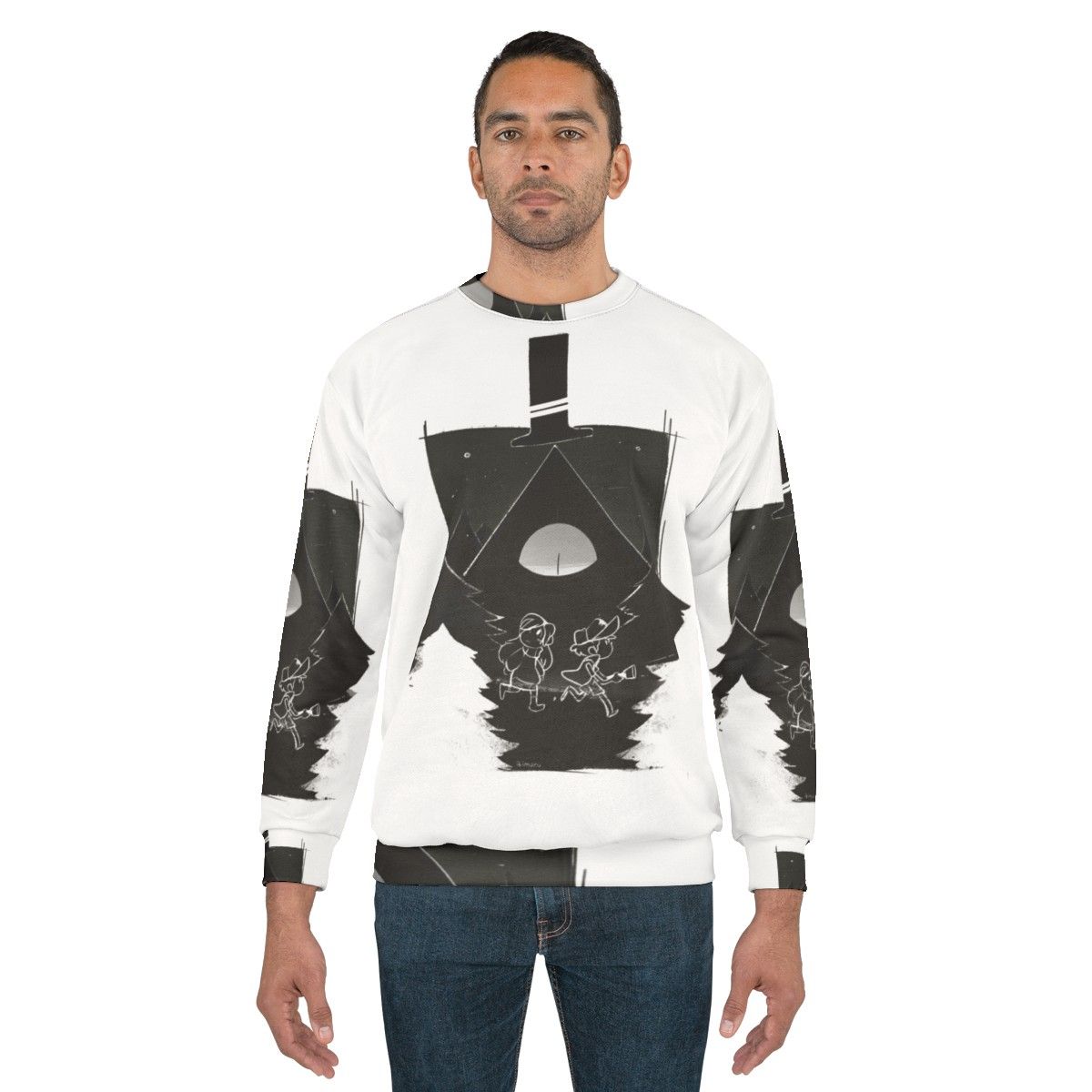 Gravity Falls Supernatural Cartoon Sweatshirt - men