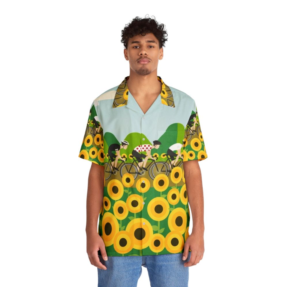 Le Tour de France Hawaiian Cycling Shirt - People Front