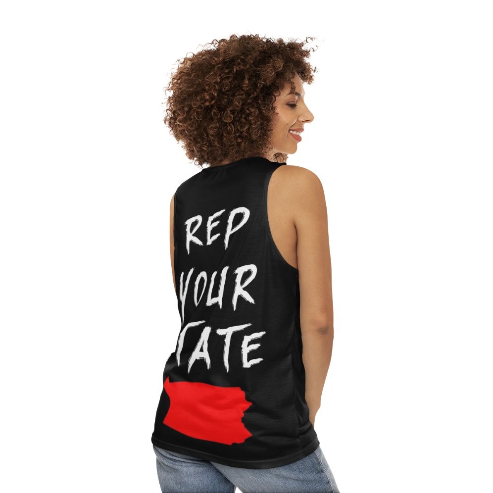 Pennsylvania pride unisex tank top - women back