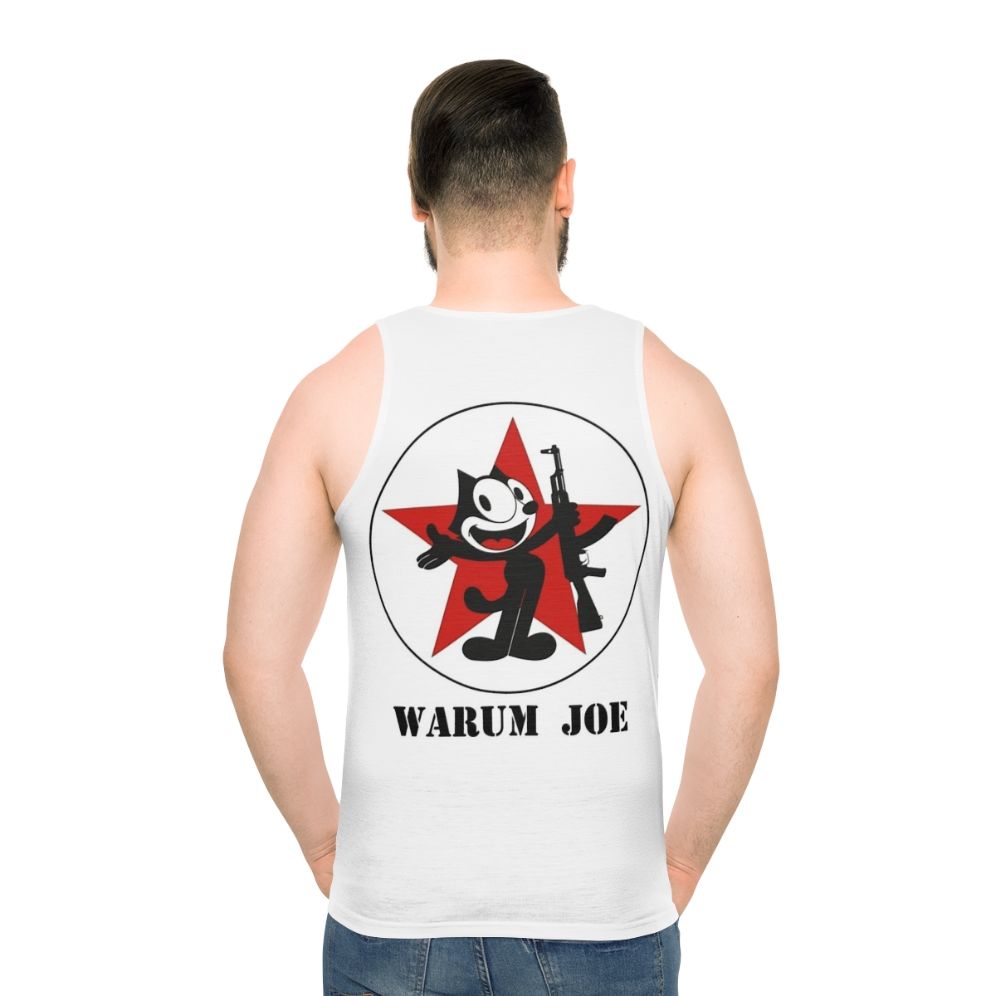 Warum Joe Unisex Punk Rock Tank Top - men back