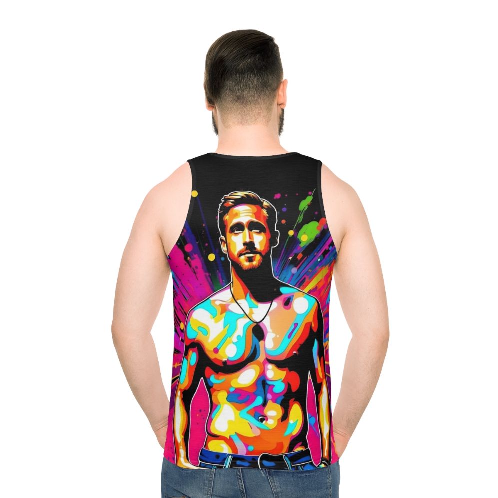 Ryan Gosling Pop Art Unisex Tank Top - men back