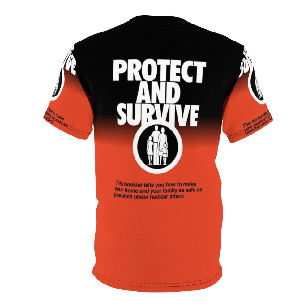 Protect And Survive Nuclear War T-Shirt Design - Back