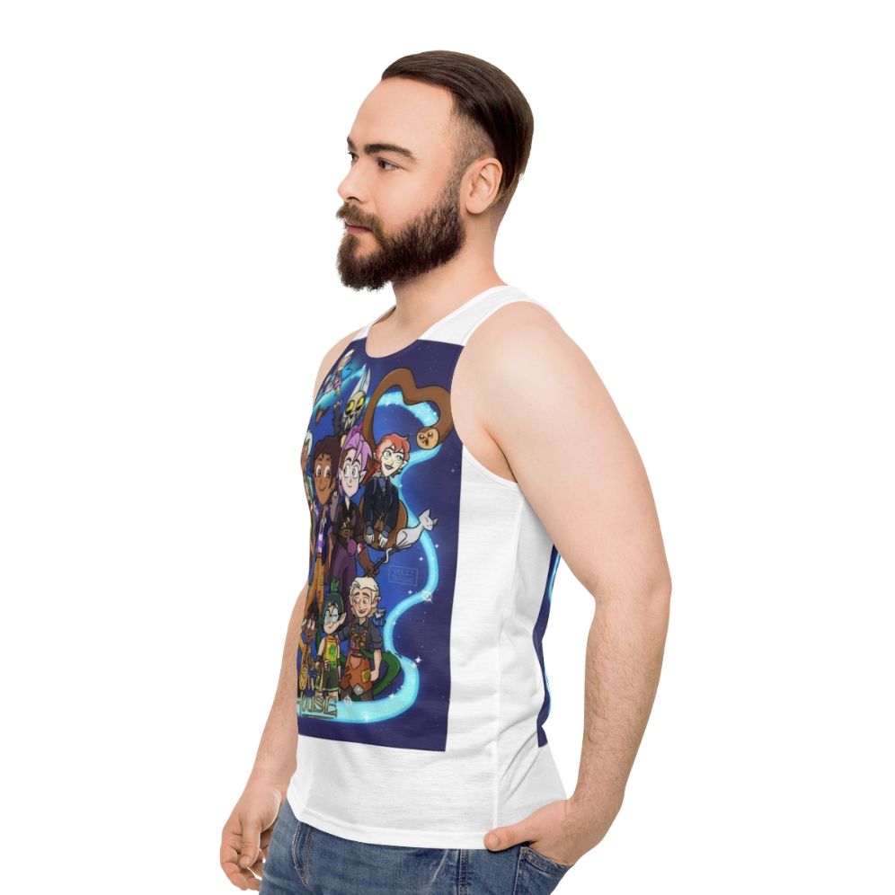 The Owl House Finale Unisex Night Light Tank Top - men side