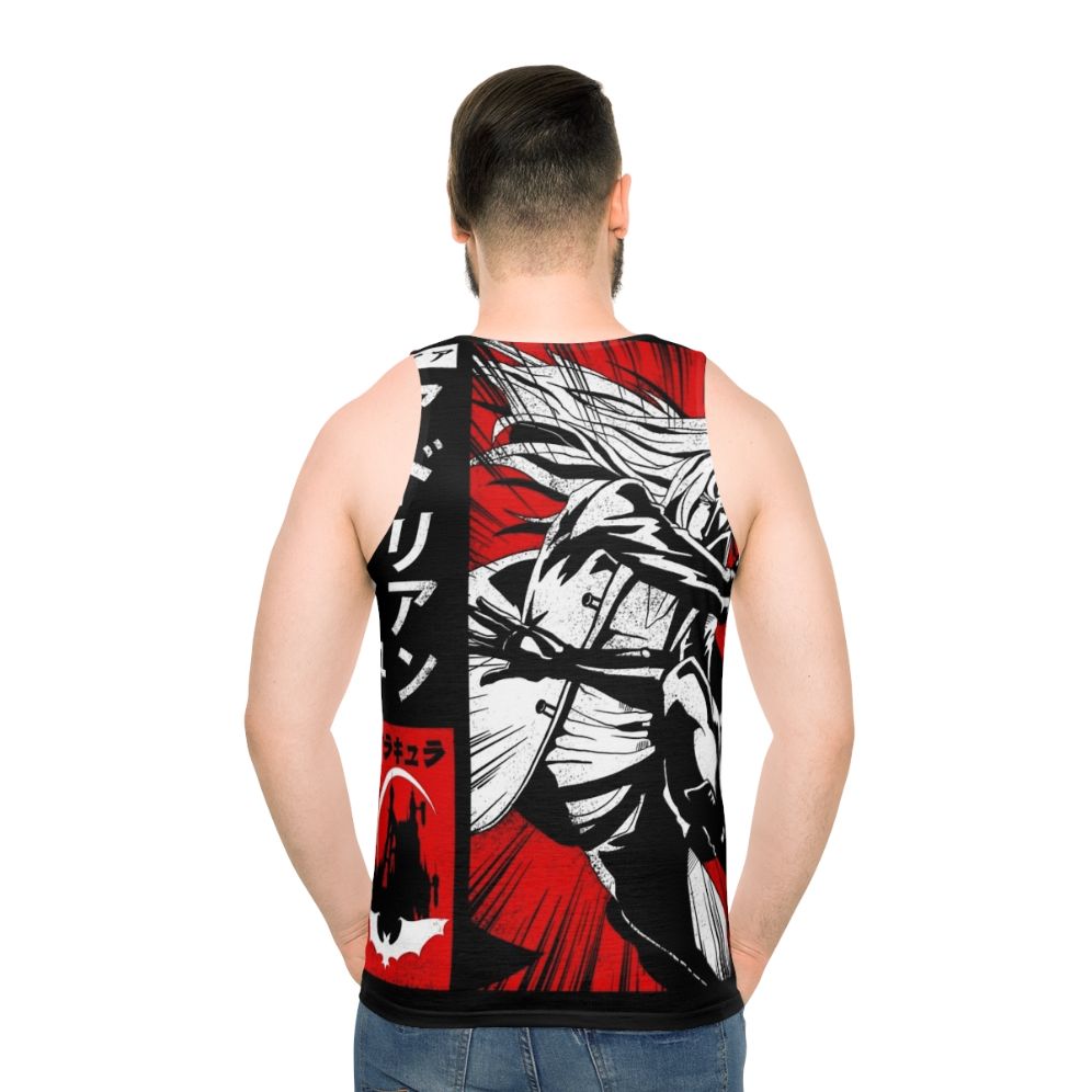 Alucard Vampire Unisex Tank Top - men back