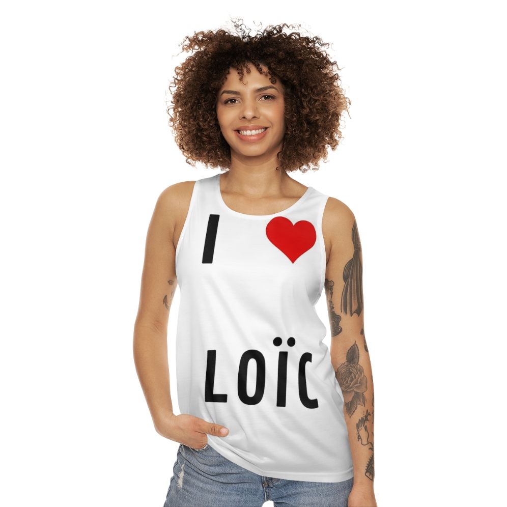 I Love Loic Unisex Tank Top - women