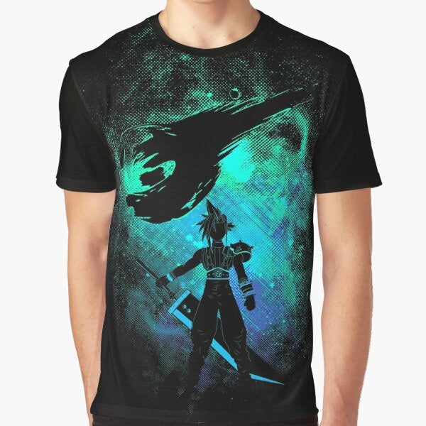 Final Fantasy FF7 Cloud Strife Graphic T-Shirt