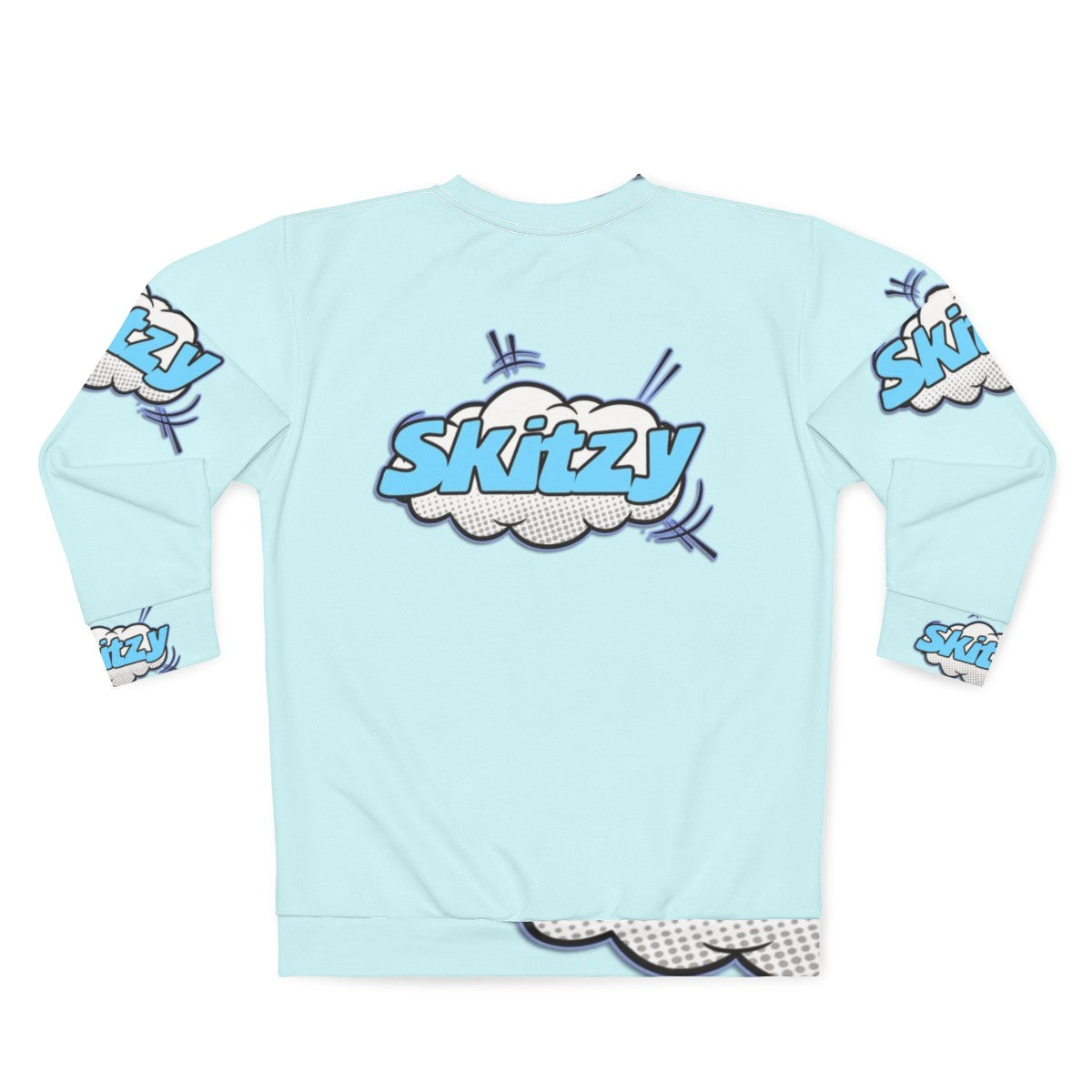 Skitzy Classic Sweatshirt - YouTube Influencer Merch - Back