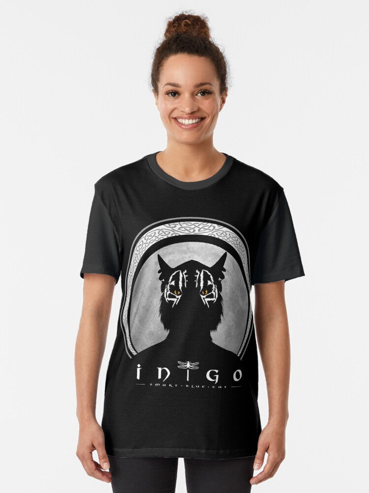 Inigo silhouette graphic design on a t-shirt - Women