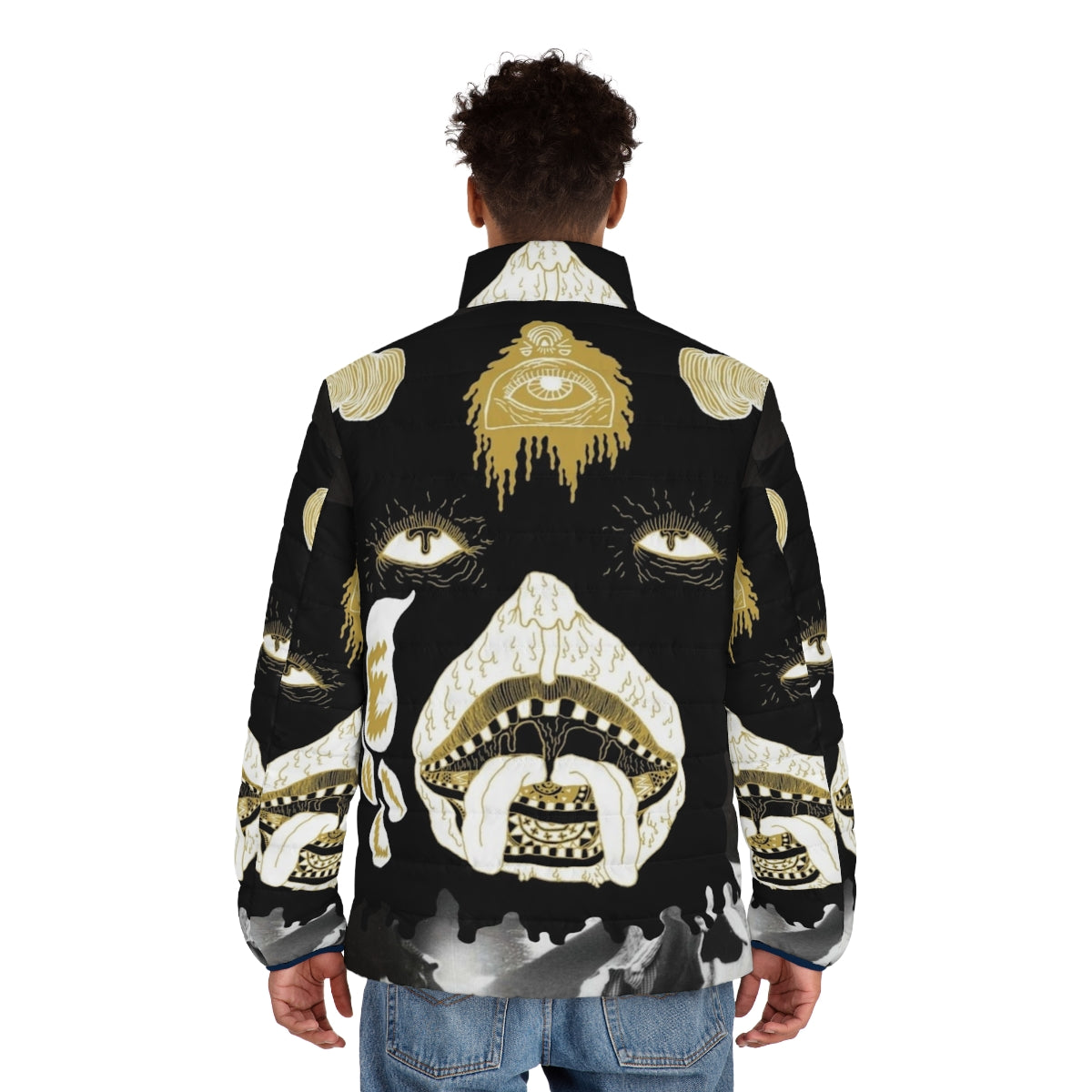 Portugal The Man Evil Friends Indie Alternative Puffer Jacket - men back