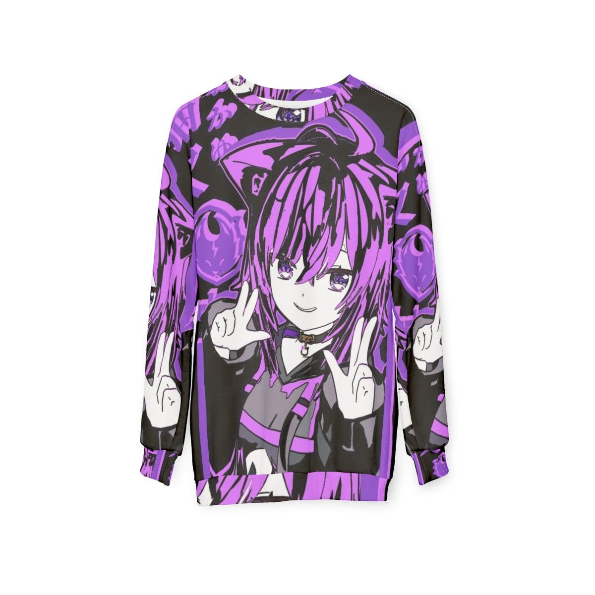 Hololive Gamers Nekomata Okayu Anime Inspired Sweatshirt - hanging