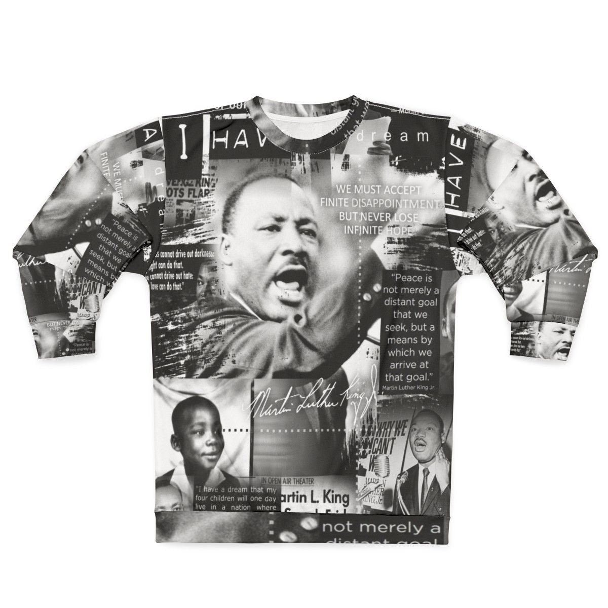 Martin Luther King Jr. Inspirational Graphic Sweatshirt