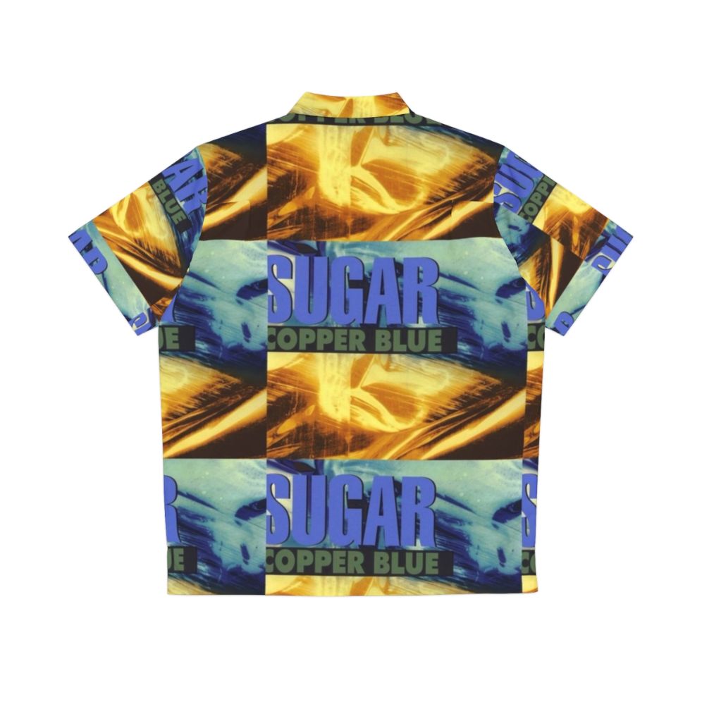 Blue copper sugar Hawaiian shirt - Back