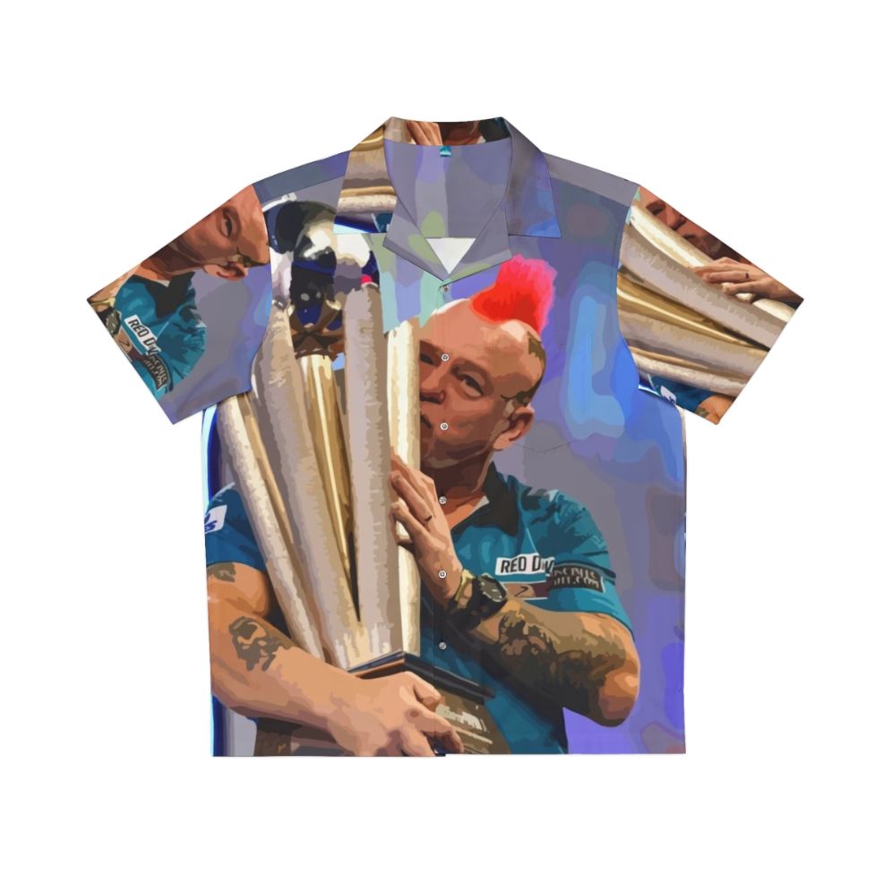 Peter Wright Darts Champion Wearing Hawaiian Shirt