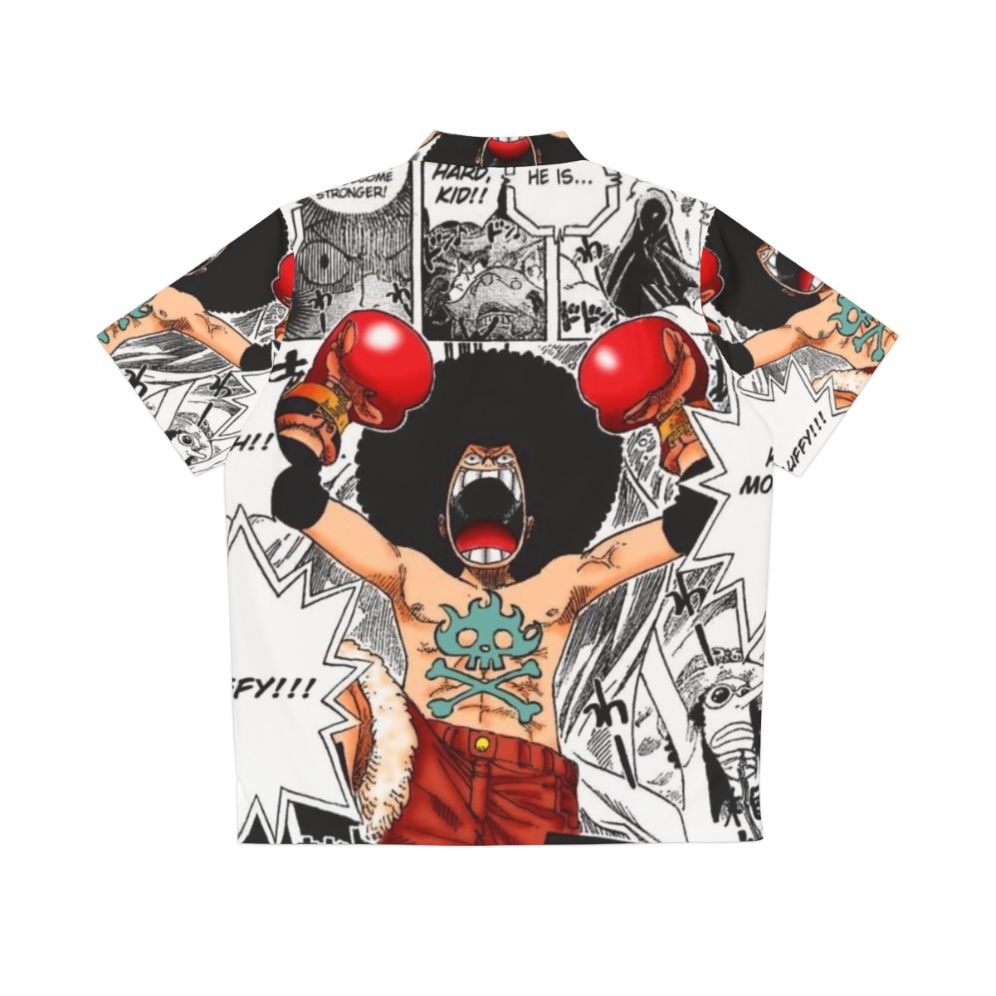 Afro Luffy Hawaiian Shirt - Back