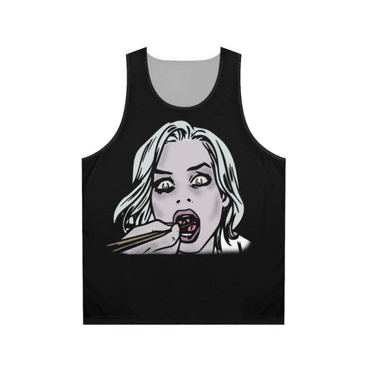 Izombie comic book style zombie tank top