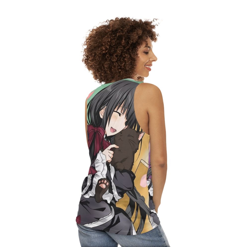 Kurumi Tokisaki Date A Live Anime Unisex Tank Top - women back