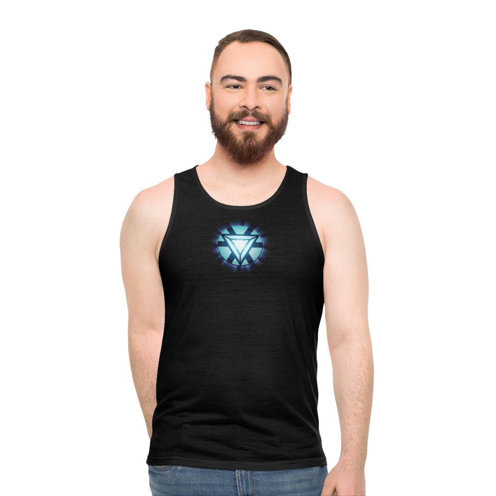 Marvel Iron Man Arc Reactor Unisex Tank Top - men