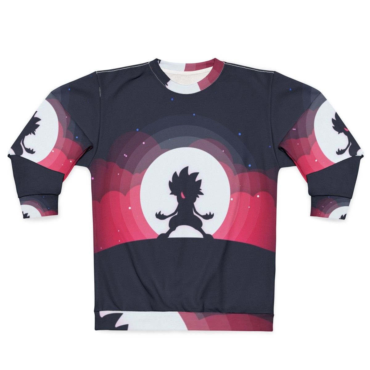 Lycanroc Pokemon Sweatshirt with Moon Design