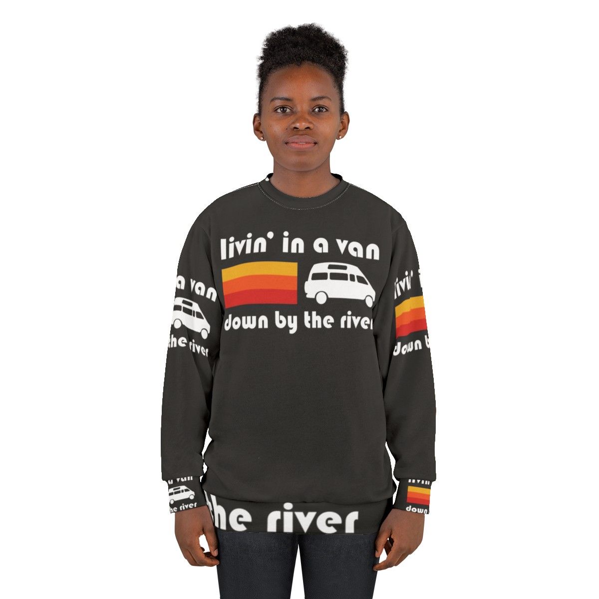 Chris Farley Matt Foley 'Living in a Van Down By The River' Sweatshirt - women