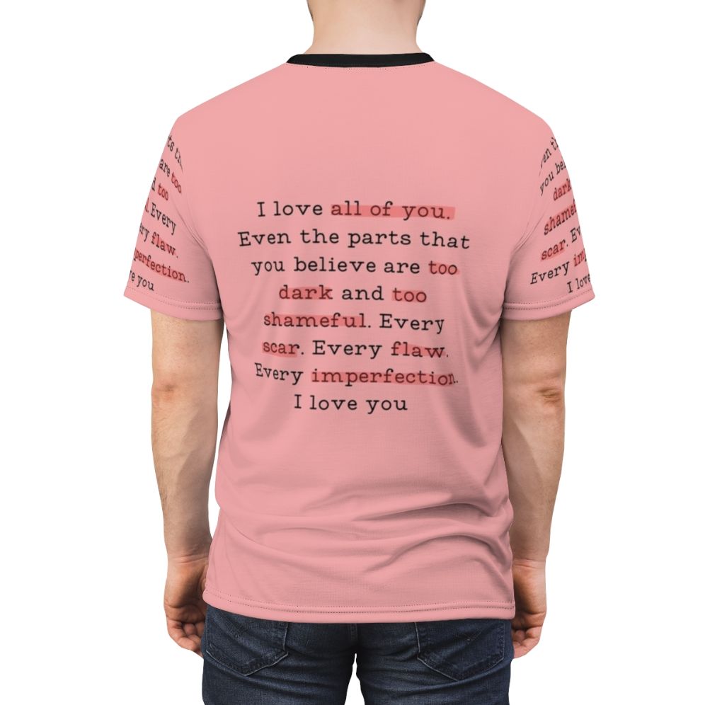 Bridgerton inspired t-shirt featuring a quote from the character Daphne Bridgerton - men back