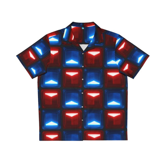 Beat Saber V2 Block Pattern Hawaiian Shirt