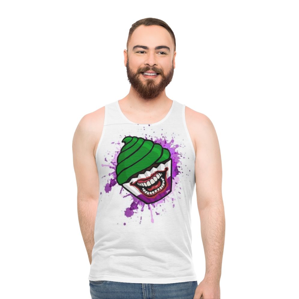 Villain Cupcake Unisex Tank Top - men