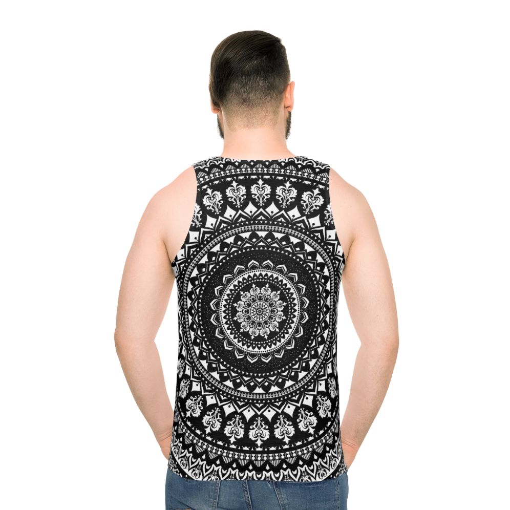 Mandala Celestial Unisex Tank Top - men back