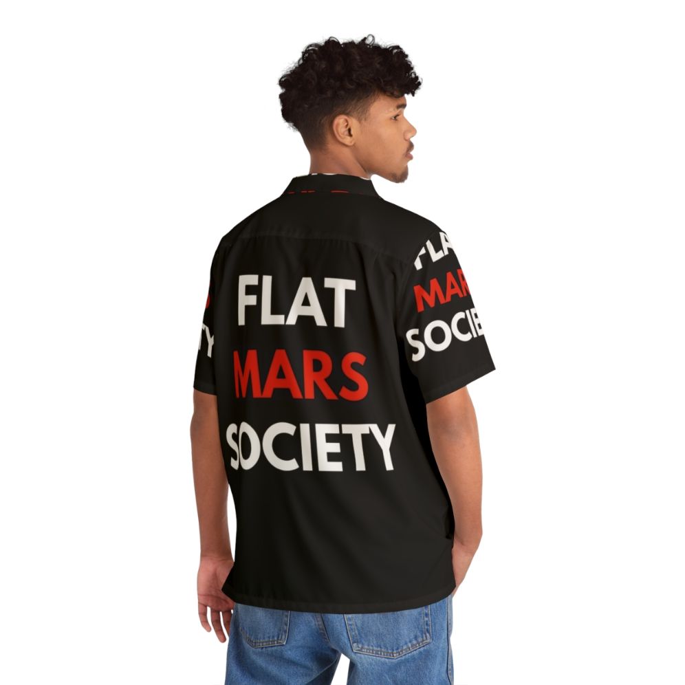 Flat Mars Society Cosmic Hawaiian Shirt - People Back