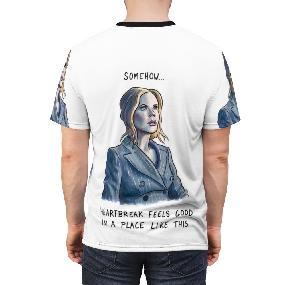 Artistic AOP T-Shirt featuring a design inspired by Nicole Kidman - men back