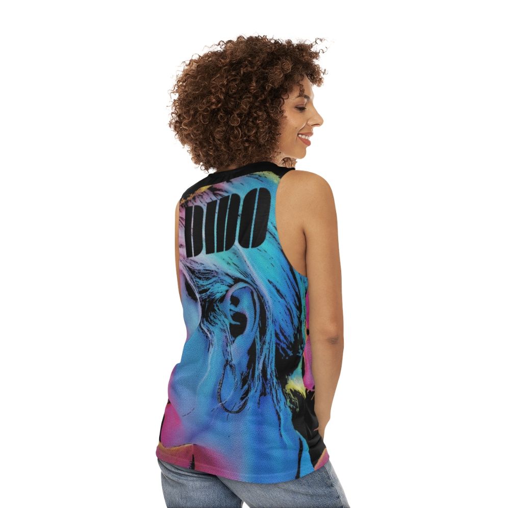 Unisex Dido Music Graphic Tank Top - women back