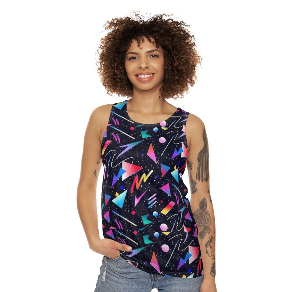 Vaporwave aesthetic unisex tank top - women