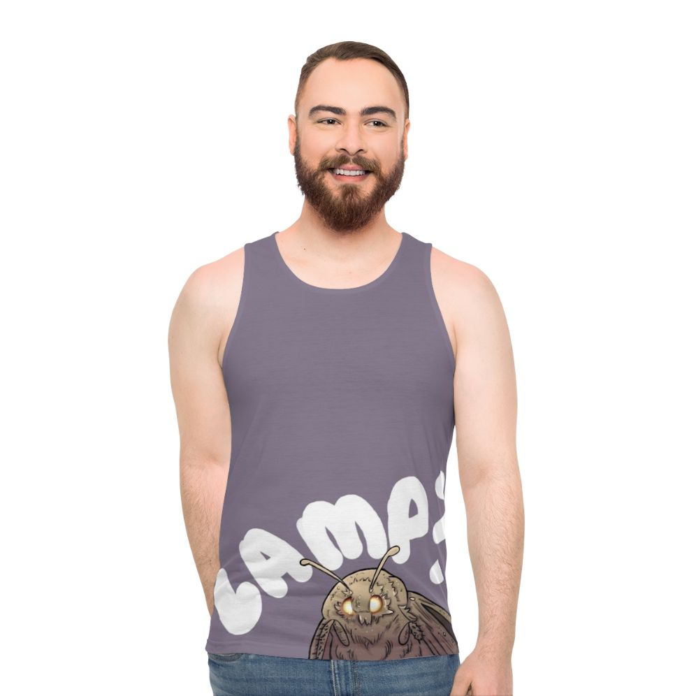 Moth Lamp Meme Unisex Tank Top - men