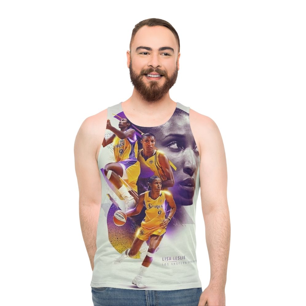 Lisa Leslie Unisex Basketball Tank Top - men