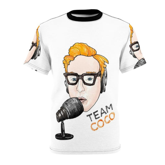 Conan O'Brien inspired custom t-shirt design for Team Coco fans