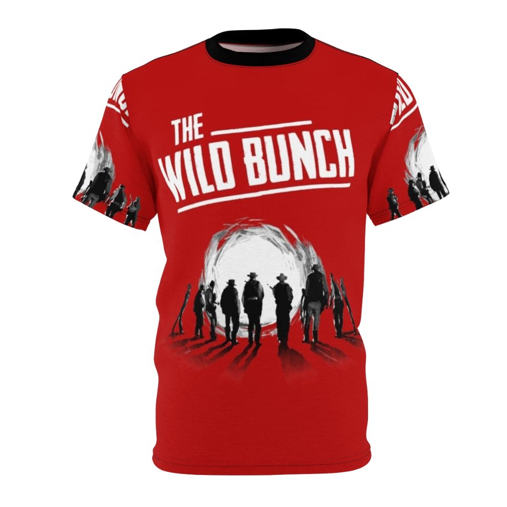 Vintage-style t-shirt featuring the classic 1969 western film "The Wild Bunch"