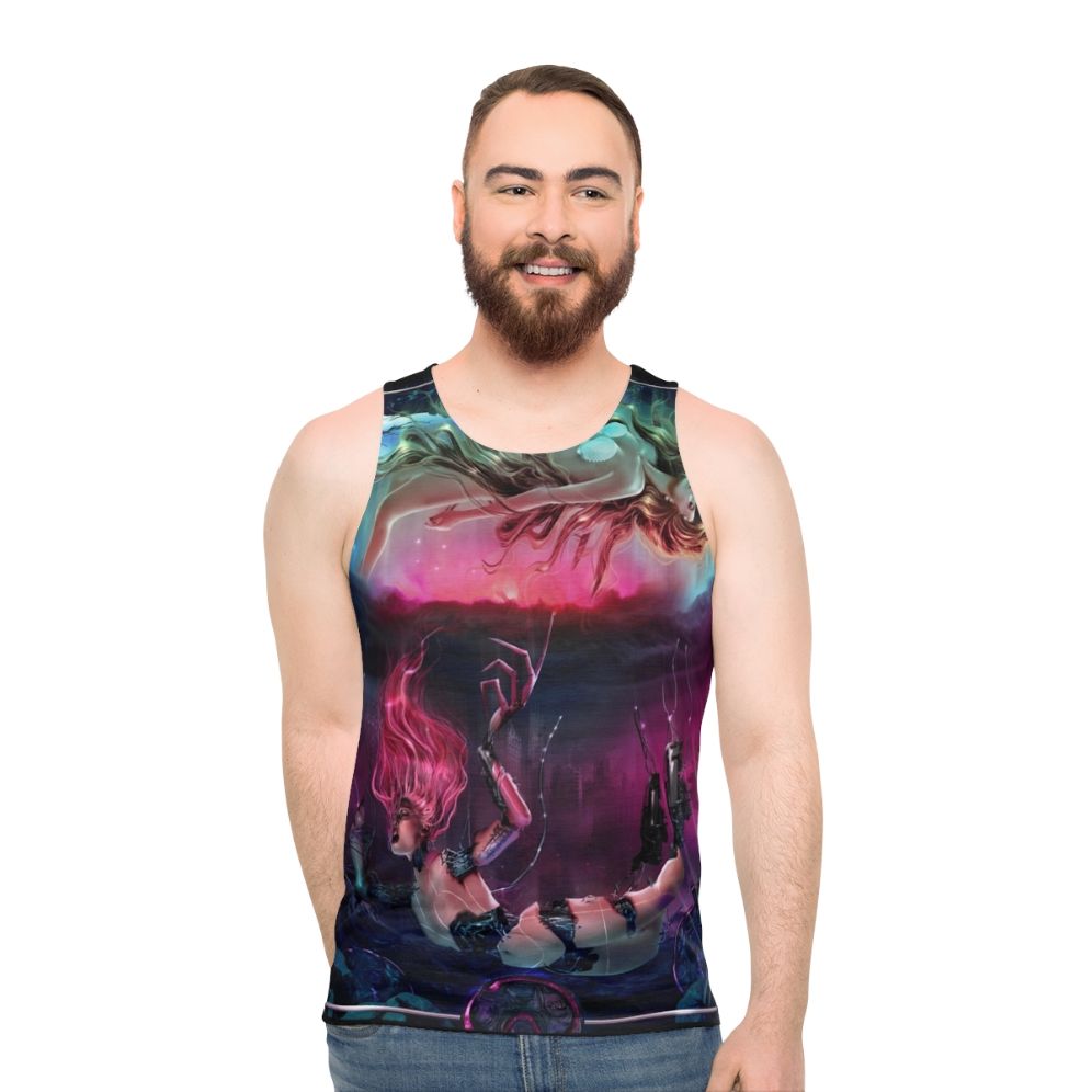 Unisex transformation tank top - men