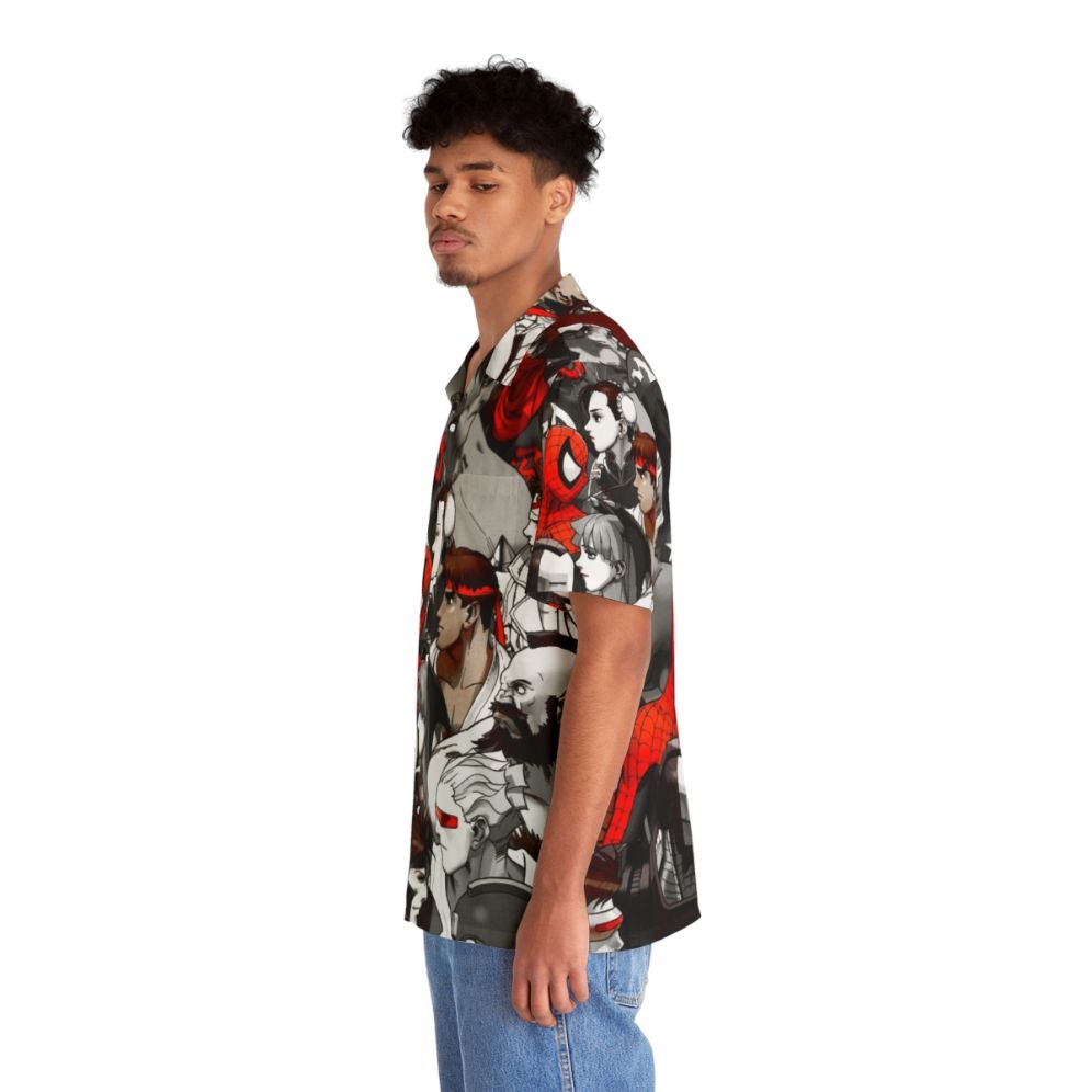 Marvel vs Capcom Red Hawaiian Shirt - People Left