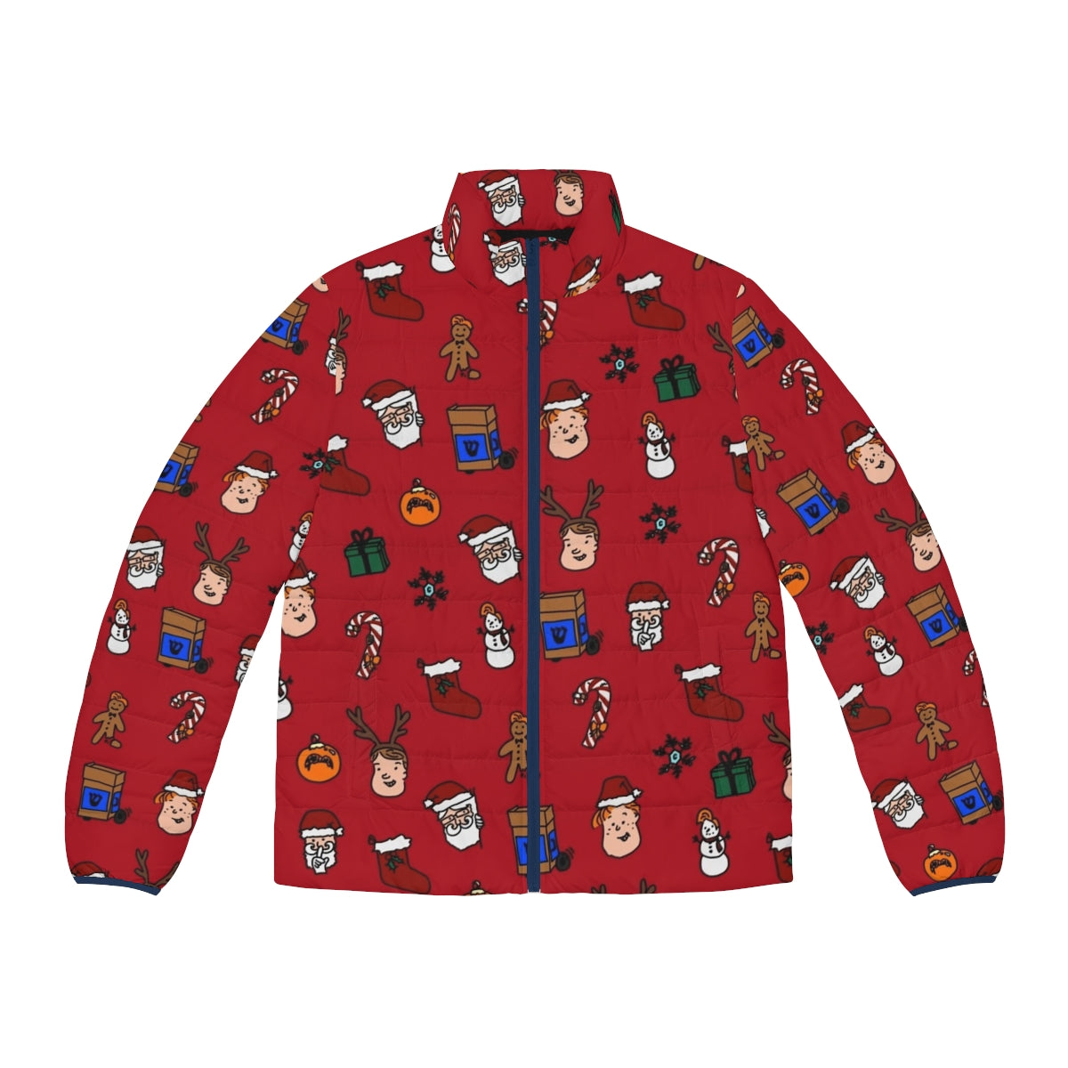 Team Coco Holiday Puffer Jacket featuring Conan O'Brien's iconic comedy brand