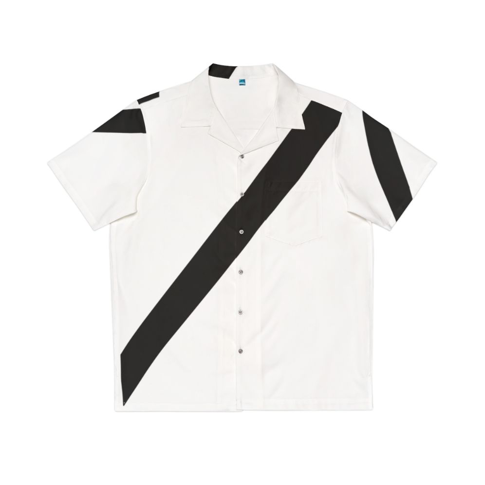 Stylish Hawaiian safety belt shirt to avoid fines