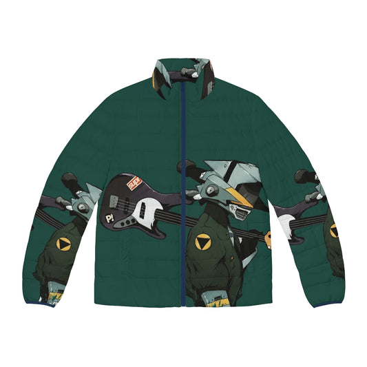 FLCL Guitar Puffer Jacket - Stylish and Comfortable Anime-Themed Outerwear