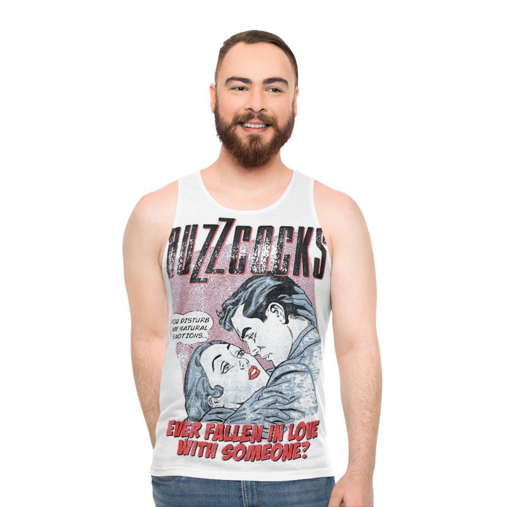 Buzzcocks Unisex Retro 70s Punk Rock Tank Top - men