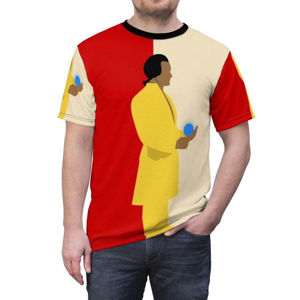 Star Trek inspired t-shirt featuring the iconic Space Seed design - men front