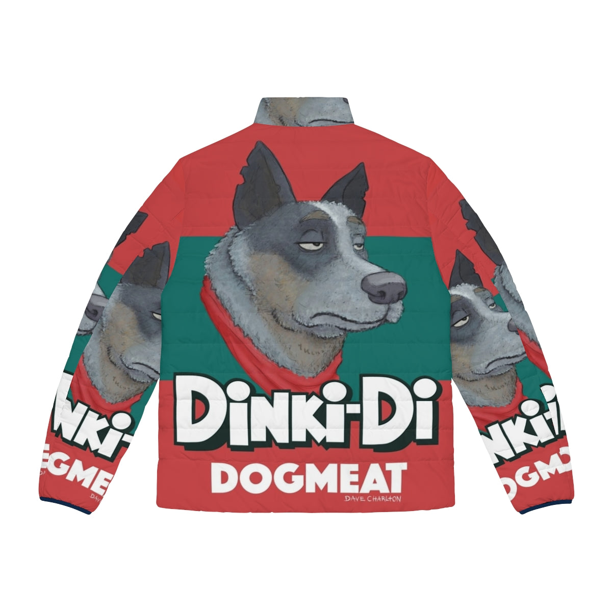 Dinki Di Dogmeat Puffer Jacket - Rugged outdoor gear inspired by the wasteland of Mad Max and Fallout - Back