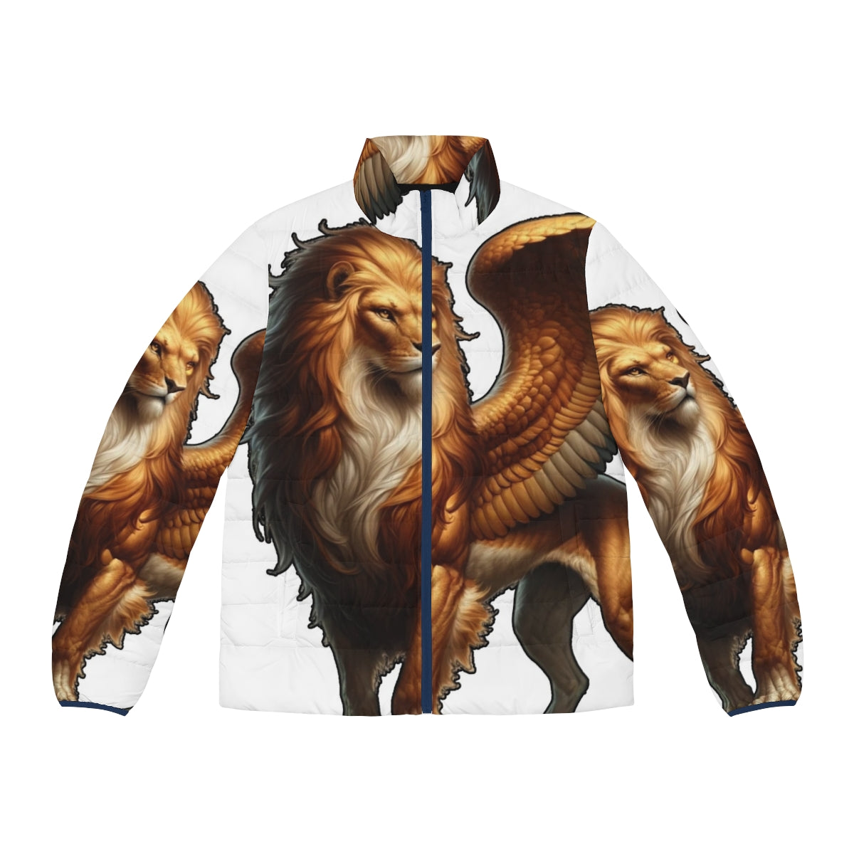 Grrrifin Puffer Jacket - A Legendary Mythological Creature-Inspired Outerwear