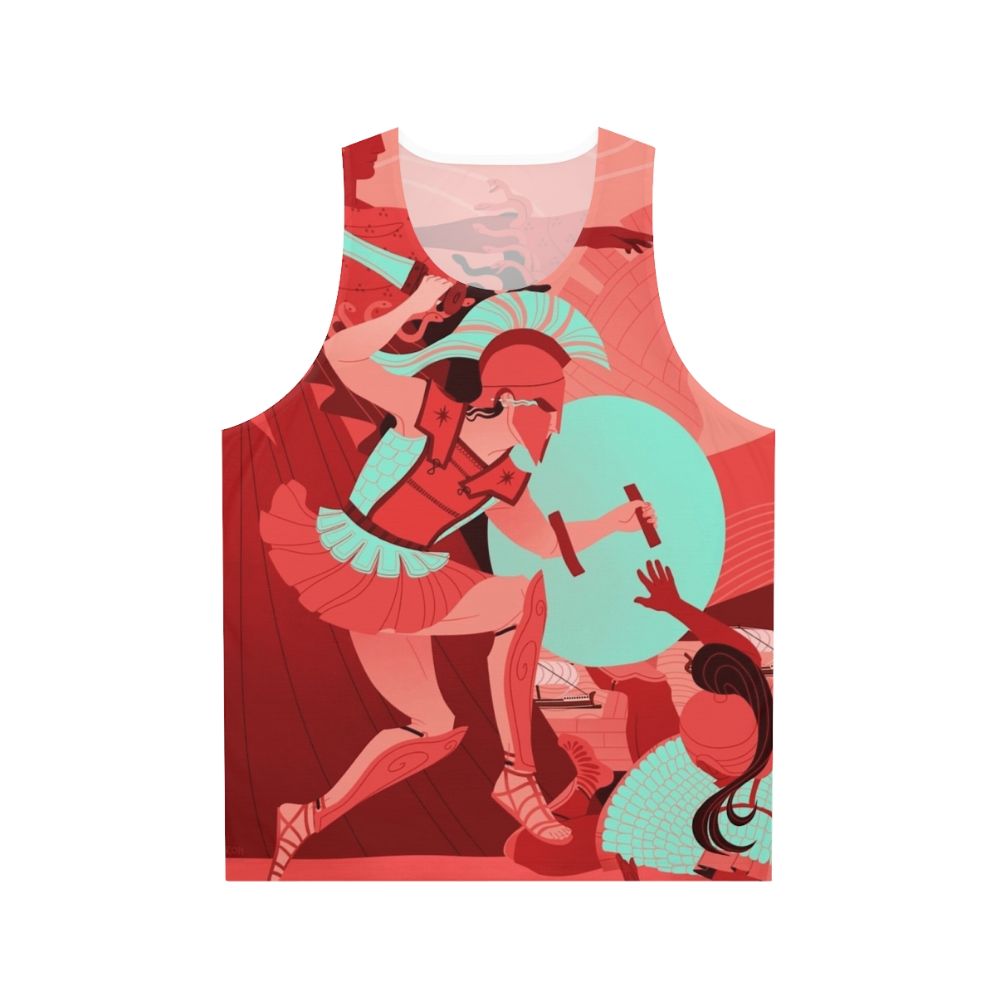 Unisex Iliad Tank Top featuring Greek mythology imagery